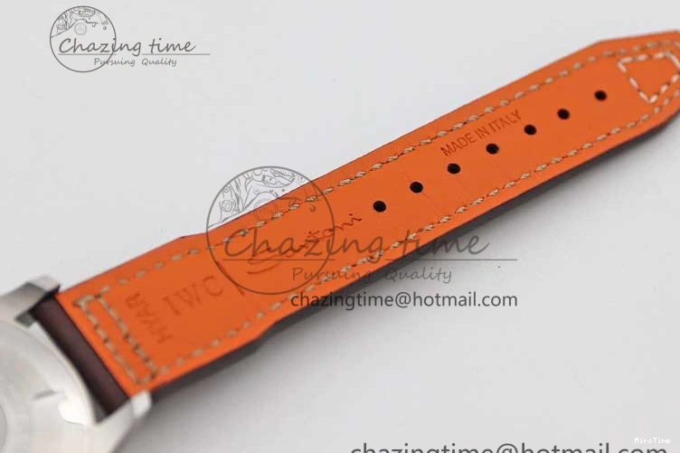 MIROTIME 0724 Mark XVIII IW327010 SS M+F 1:1 Best Edition Blue Dial on Brown Leather Strap A Resilient 7051